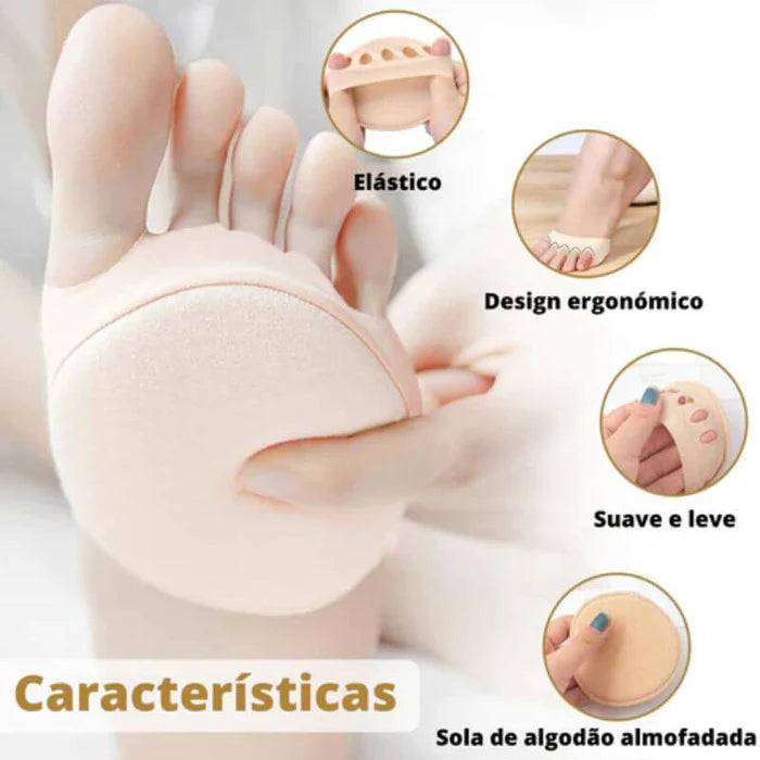 CloudComfort Foot - Almofada Terapêutica para Pés - Qualidade Premium - 6 Peças pelo Preço de 4 - 3x sem Juros