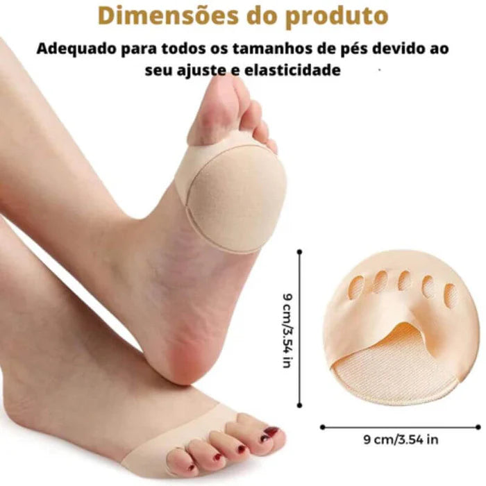 CloudComfort Foot - Almofada Terapêutica para Pés - Qualidade Premium - 6 Peças pelo Preço de 4 - 3x sem Juros