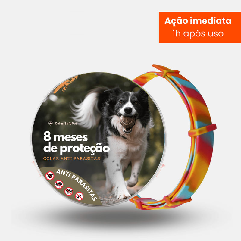 Colar Anti Pulgas e Carrapatos – Proteção Duradoura e Conforto para Cães e Gatos - NextWave Store