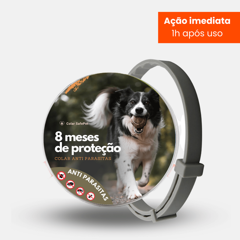 Colar Anti Pulgas e Carrapatos – Proteção Duradoura e Conforto para Cães e Gatos - NextWave Store