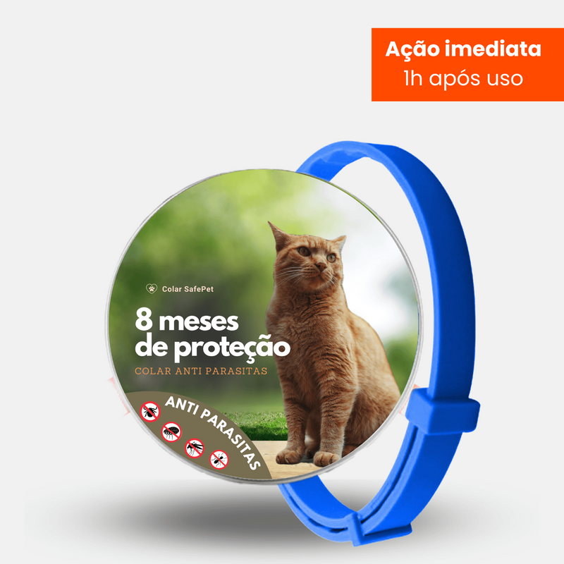 Colar Anti Pulgas e Carrapatos – Proteção Duradoura e Conforto para Cães e Gatos - NextWave Store