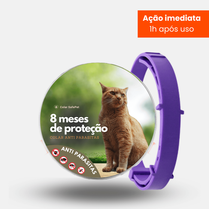 Colar Anti Pulgas e Carrapatos – Proteção Duradoura e Conforto para Cães e Gatos - NextWave Store