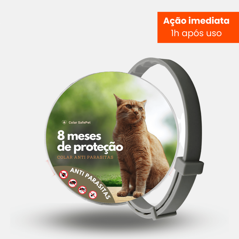 Colar Anti Pulgas e Carrapatos – Proteção Duradoura e Conforto para Cães e Gatos - NextWave Store