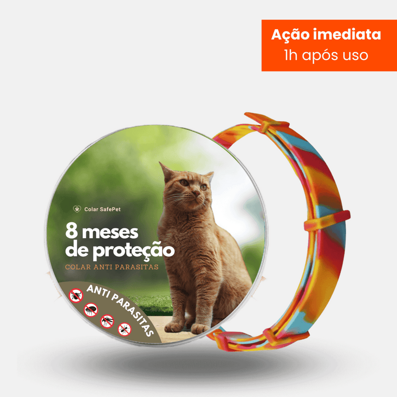 Colar Anti Pulgas e Carrapatos – Proteção Duradoura e Conforto para Cães e Gatos - NextWave Store