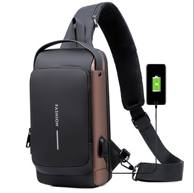 Slim Bag – Mochila Antifurto com Senha e USB! Viaje com Estilo e Segurança! - NextWave Store