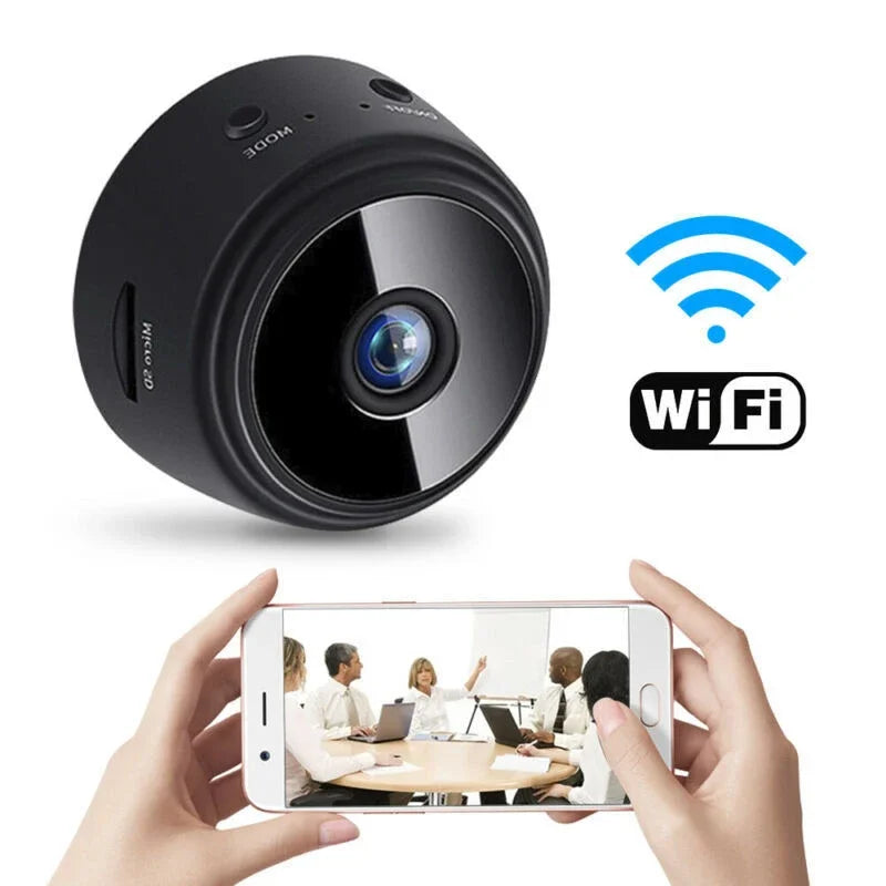 Mini Câmera WiFi HD – Vigilância de Alta Definição para Sua Casa e Carro - NextWave Store