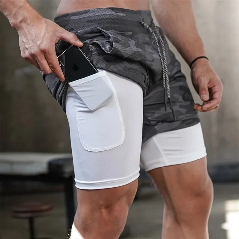 Shorts Performance Pro 2 em 1 – Máxima Performance e Conforto para Treinos - NextWave Store